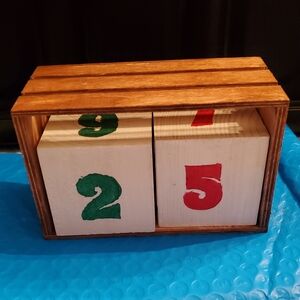Wooden Number Block Set for Kids